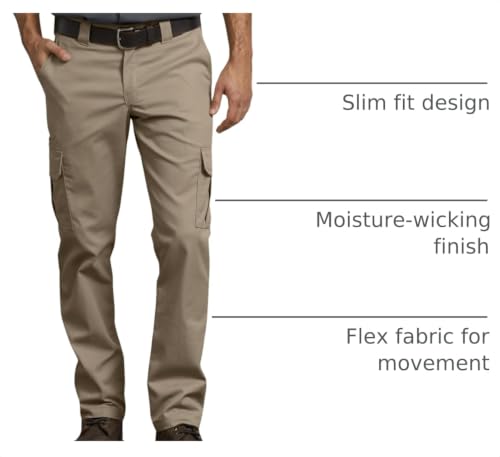 Dickies Slim Fit Cargo Pants. Desert Sand, 34 34 by Dickies - Used condition - Image 4