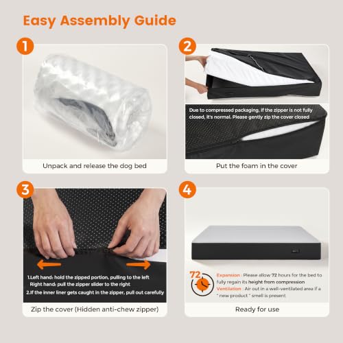 5 Inch Thick Orthopedic Dog Bed - image 6