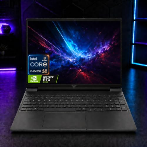 Image of HP Victus Gaming Laptop 15.6 inch FHD IPS 144Hz Intel 8-core i5-13420H (>i7-12650H), 64GB DDR5 RAM, 1TB NVMe SSD, GeForce RTX 3050 6GB, Backlit, Type-C, WI-FI 6E, B&O Fast Charge, Windows 11