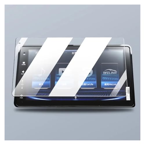 Film de protection d'écran LCD en verre trempé bleu pour navigation GPS Toyota Vios 2022-2024