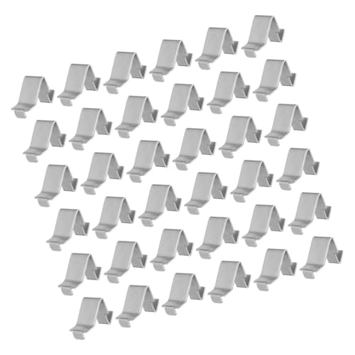 MAGICLULU 棚受け金具50個:キャビネット棚用金属製棚クリップ - キッチンクロー や本棚整理用のサポートペグ交換用ブラケット