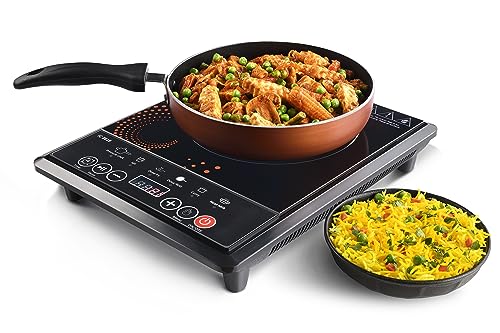 Usha Cook Joy (3616) 1600-Watt Induction Cooktop (Black), Sealed, 1 Burner view 2