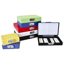 2304-3-CS Micro Slides Storage Box, 50 Slide Capacity, High Impact ABS, Green