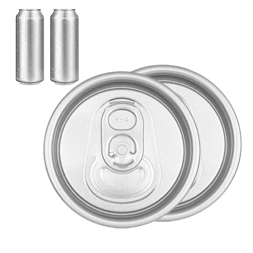 Tapas aluminio 55mm pack 5000 unidades con cierre hermético botes de bebida 2