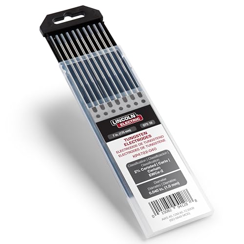 Image of Lincoln Electric 2% Ceriated Tungsten Electrode, .040” x 7”, KP4722-040