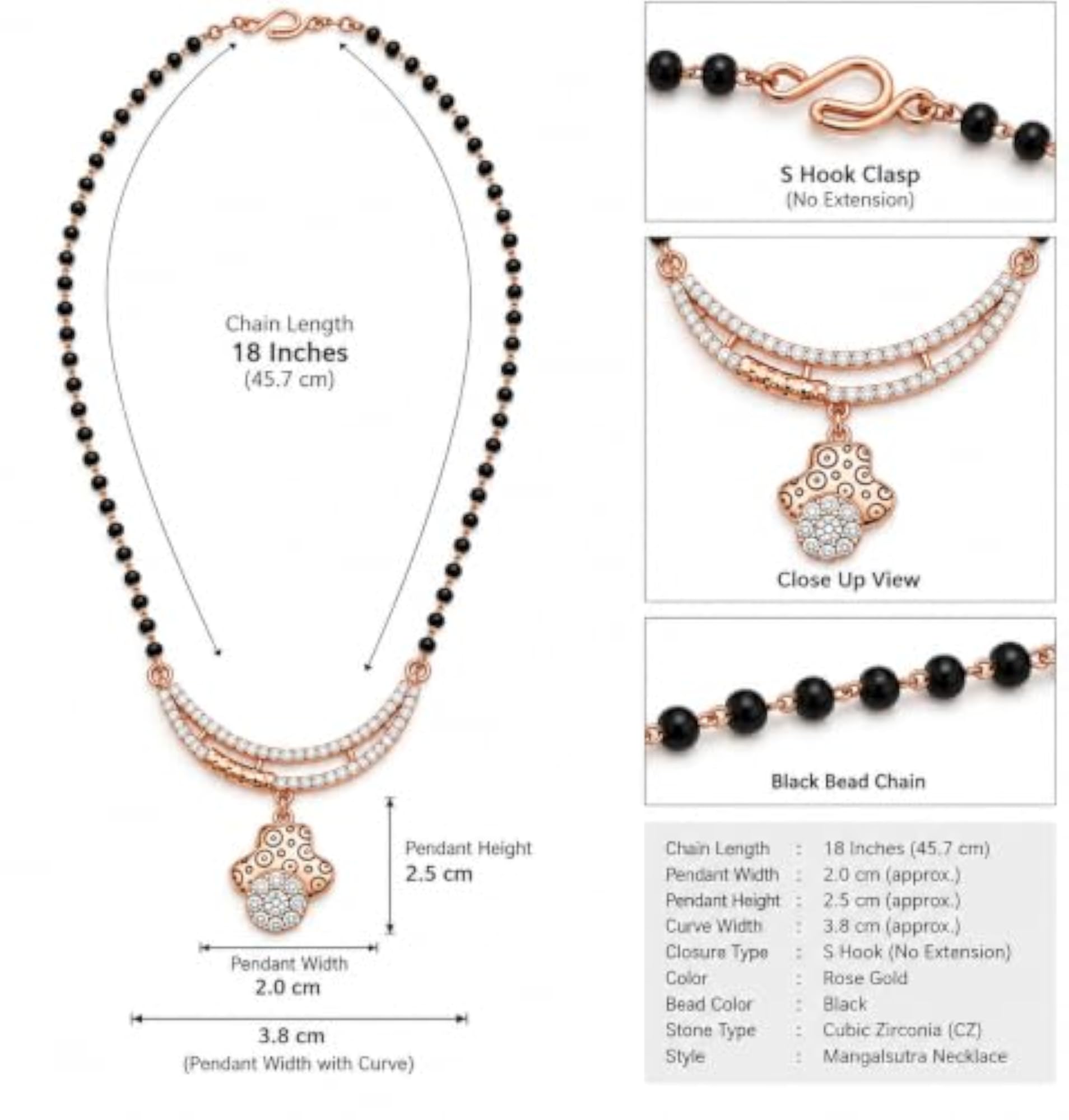Women's Celestial Grace Mangalsutra, Elegant Design