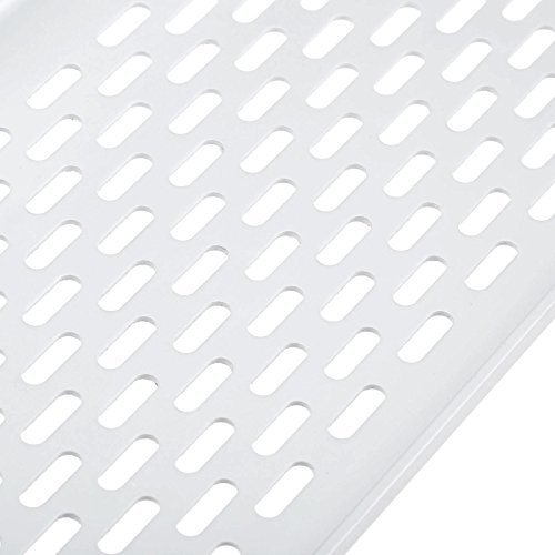 Dophee 40Cm Single Tier Mesh Rectangle Bath/Kitchen Rack Aluminum Bathroom Shelf Space Storage For Kitchen Bathroom #TOP7