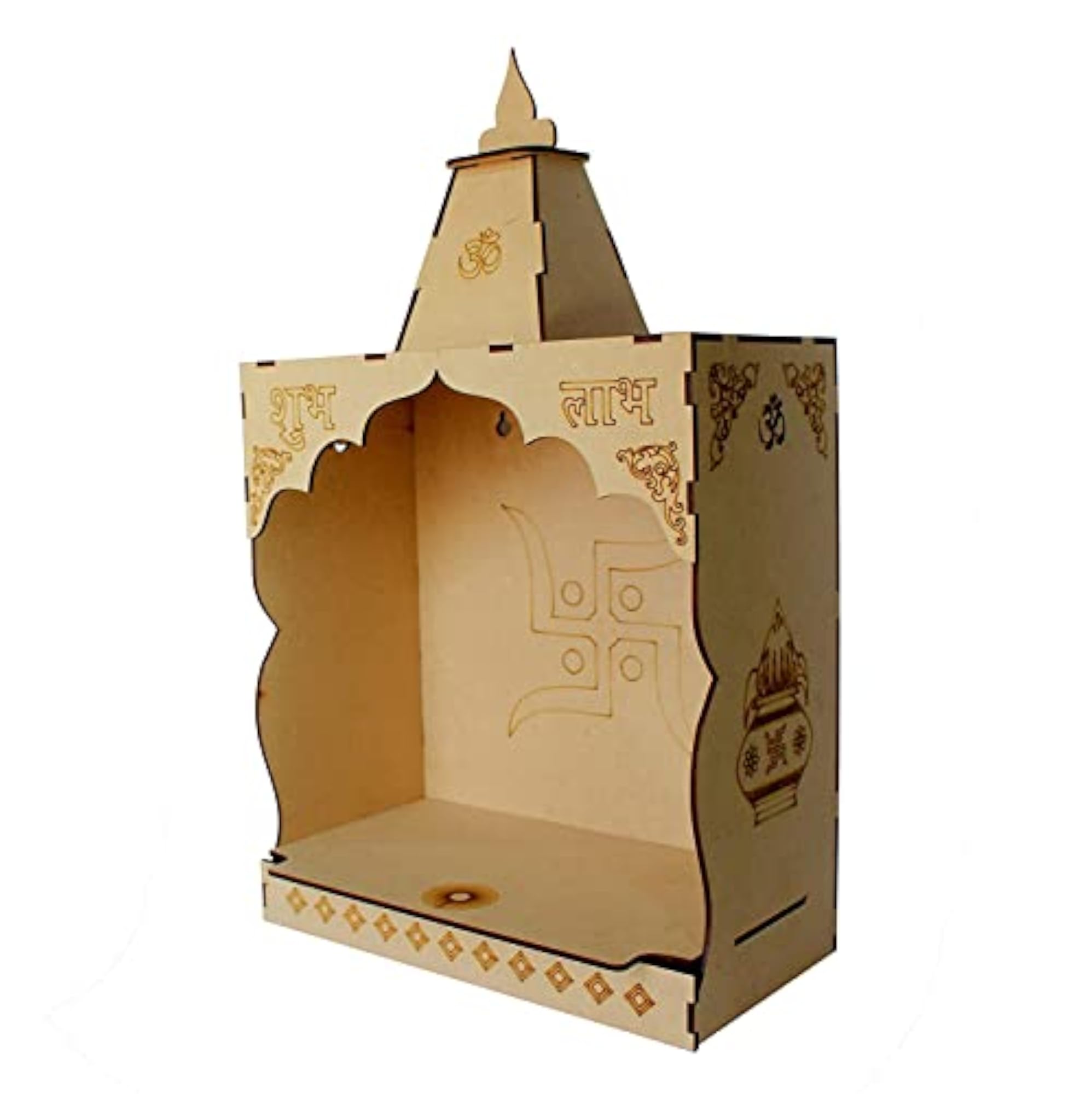 DIY MDF Puja Temple for Home, Shop, Office