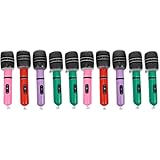 Micrófono simulado de plástico: el producto tiene color simple, placer visual. El material es más seguro y respetuoso con el medio ambiente.