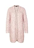comma strickjacke leo  comma Damen 81.811.64.2035 Strickjacke, Pink (41x8 Rose Knit 41x8), Large