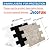 DICOFUN Sandstone Look Peel and Stick Backsplash Wall Tiles, 12"x12" Thick PVC Subway Tile for Kitchen Backsplash, 10 Sheets