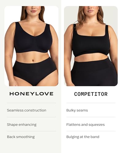 Image of HONEYLOVE Bras for Women - SoftForm Wireless Bra - Comfortable Support with No Underwire