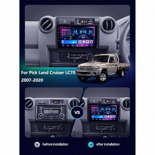 Radio Android con Android Auto inalámbrico y pantalla táctil HD para Captiva 2