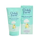 Childs Farm Baby All Over Balm, Fragrance Free | Soothing, Moisturising & Hydrating | Suitable for Newborns with Dry, Sensitive & Skin, 50ml