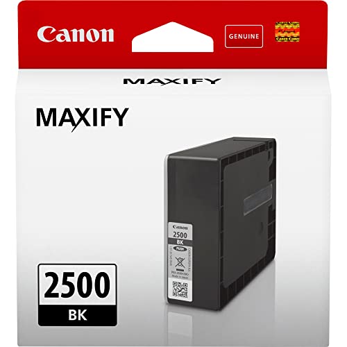 Canon Tintenpatrone PGI-2500 BK schwarz black Standard - 29,1 ml ORIGINAL fĂĽr MAXIFY Drucker 9290B001