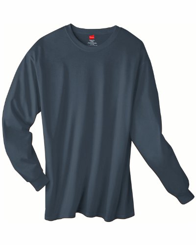 Image of Hanes Mens 6.1 oz. Tagless ComfortSoft Long-Sleeve T-Shirt (5586)