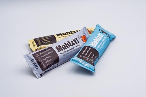 TRY-B Protein Riegel – 3x Mahlzeitenersatz Riegel mit 25 Vitaminen & Mineralstoffen – Low Sugar Snack, Fastenkonform & Keto Riegel – Eiweißriegel in Mix Packung