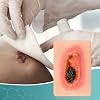 Wound Packing Trainer, Dry Necrotic Wound Simulation Models for Medical Education, Wound Care Demonstrations Tool