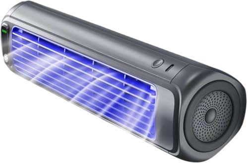 Buccvutスポットクーラー 移動式エアコン 工事不要 家庭用 ポータブルクーラー 静音 小型 急速冷却 省エネ 3段階風量 車中泊 熱中症対策 屋内/屋外兼用 (濃い灰色です)