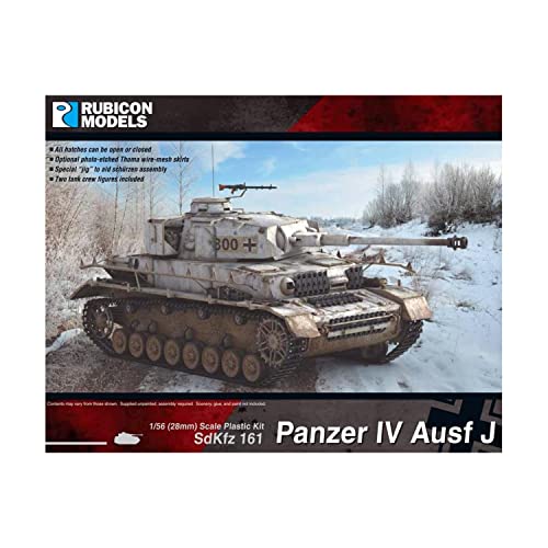 Panzer IV Ausf J Rubicon Models 1/56 avec jupes latérales pour wargame historique