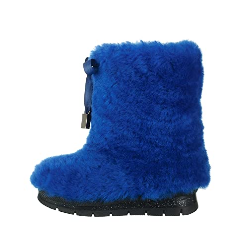 Girl's fur winter boots,blue sheepskin fur toddler boots, girls snow boots, kids mukluks, yeti boots for kids, children winter shoe, LITVIN3