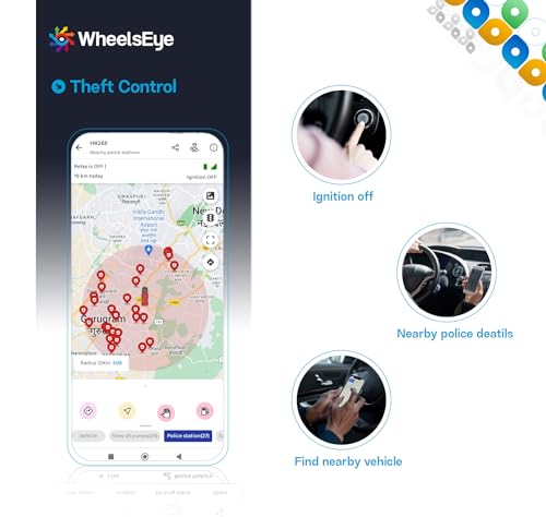 Image of WheelsEye GPS | On-Site Installation, 12 Month Recharge (Airtel /Vi), 1 Year Free On-site Service, Trusted by 10 Lakh+ Customers | Secure, Faster, Reliable