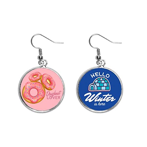 Evita accesorios aburridos con los pendientes de dona dulce con efecto hielo invernal