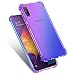 Starhemei for Galaxy A50 Case, Shock-Resistant Flexible TPU Gasbag Protection Rubber Soft Silicone Anti Dropping Phone Case Cover for Samsung Galaxy A50 (Purple&Blue)