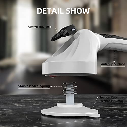 2 Pack Suction Cup Grab Bars 15 Inch, Munzong Black Anti-Slip Bathroom Grab Bar, Vacuum Suction Shower Balance Bar, Safety Handrail Support, Handicap Injury Elderly Senior Assist Shower Handle #TOP2