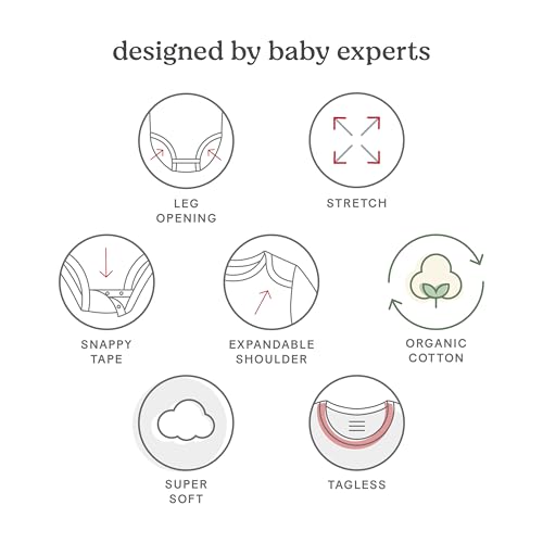Image of HUGGIES Baby Multi-pack Basic Bodysuit