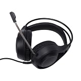 Fabater Cuffie Over-ear Cablate con Driver da 50 Mm e Cuscinetti in Memory Foam per Lunghe Sessioni di Gioco
