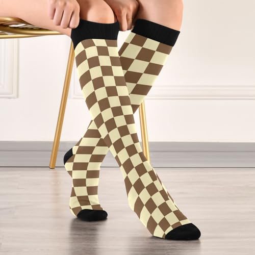 Image of Pigsaly Ceramic Mugs Coffee Cups Womens Knee High Socks Love Compression Socks Athletic Tube Sock Outdoor Sport Socks