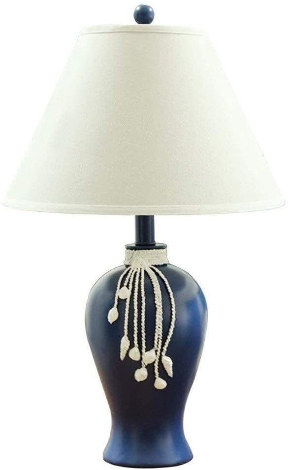 Lampe de chevet chambre salon LED E27 avec abat-jour tissu et gradation