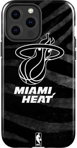 Skinit Impact Phone Case Compatible with iPhone 14 Pro Max - Officially Licensed NBA Miami Heat Hardwood Classics Design