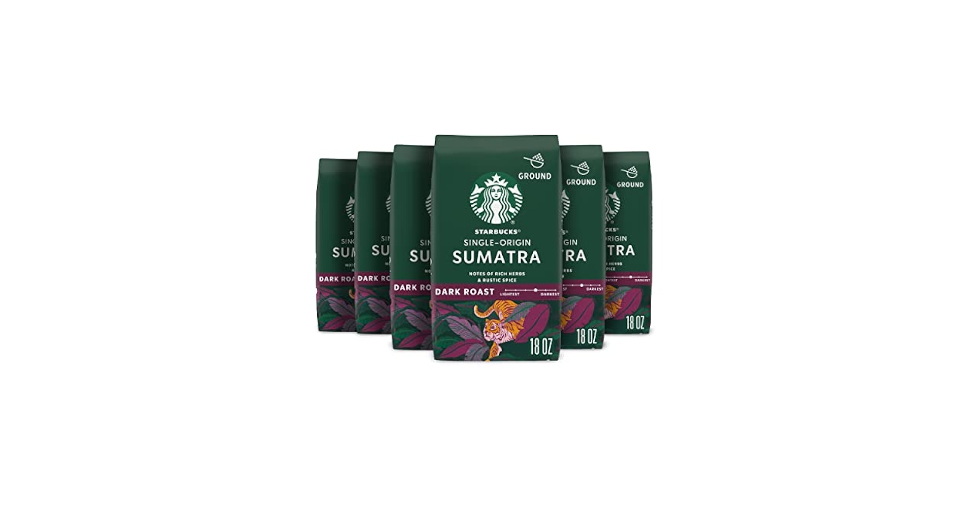 Amazon.com : Starbucks Ground Coffee, Dark Roast Coffee