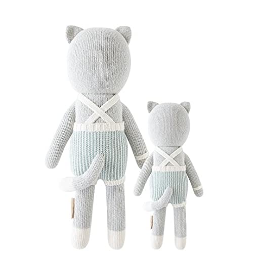 Muñeca tejida a mano Dylan el Gatito Little 13" miniatura 2