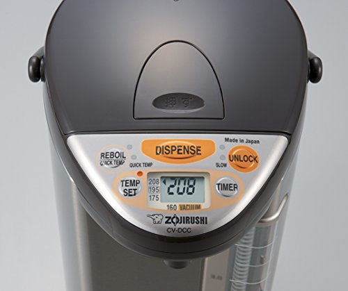 Image of Zojirushi CV-DCC50 VE Hybrid Water Boiler & Warmer, 5.0 Liter (169oz. Dark Brown)