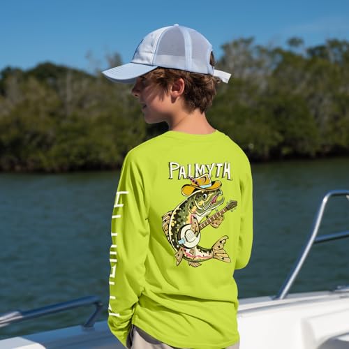 Image of Palmyth Boys Fishing Shirt Long Sleeve UPF 50+ Quick Dry