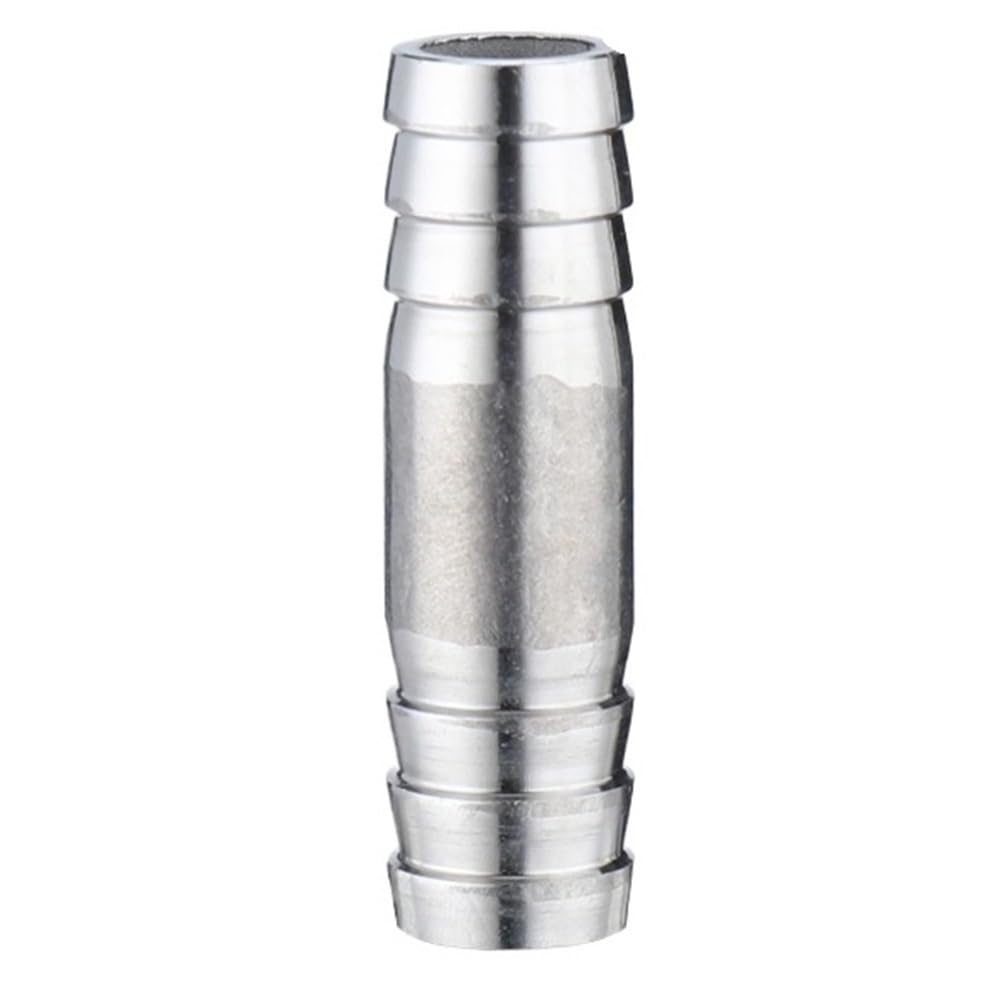 20pcs SS304 Hose Straight Connectors, Straight Pipe Fittings Pagoda Hook Joint for Agricultural Equipment(17mm)
