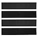 Produktbild Anladia 2X Set Selbstklebende Klettbaender Kennzeichenhalter Schwarz Flauschteil und Haftteil super stark zum Befestigen und Fixieren auch als Kennzeichenhalter Werkzeughalter 10 x 50cm (2 Set) Ersatz