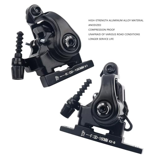 Frenos de disco de montaje plano mecánicos con llave de ajuste manual estable 5