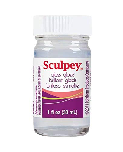 Polyform sculpey glaze, 1-ounce, glossy (2)