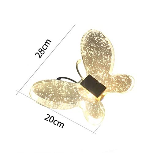 Aplique de pared LED de mariposa con motor para dormitorio infantil 6