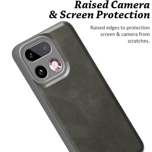 Image of amazon basics Back Cover for Realme 16 Pro Plus 5G | Ultra Slim Soft Rubberised Case | Oil Feel Soft Leather Back | Camera Protection - Gray