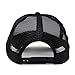 DALIX Two Tone Summer Mesh Cap in Black and White Trucker Hat