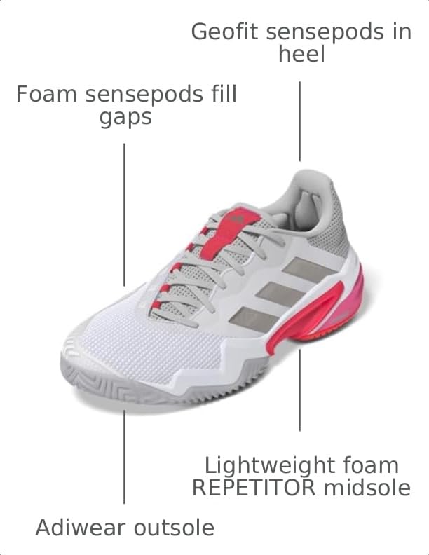 Image of Adidas Womens Barricade 13 Tennis Shoes