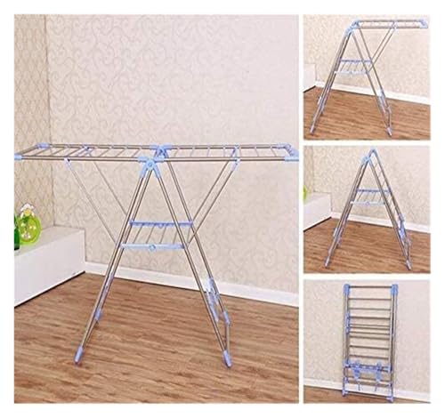 ESESE Portable Folding Clothes Drying Rack,Electric Heated Airer Dryer AdjustableLaundry Stainless - Image 4