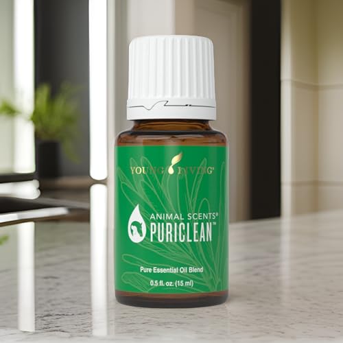 Young-Living-Animal-Scents-PuriClean-15-ml-Pet-First-Aid-Skin-Care-Natural-Recovery-Wound-Healing-Moisturizer-for-Pets-Dry-Relief-Pet-Friendly-Essential-Oils