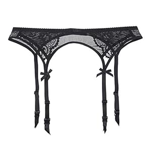 Varsbaby Womens Sexy Lace Suspender Belt Garter for Stockings…
