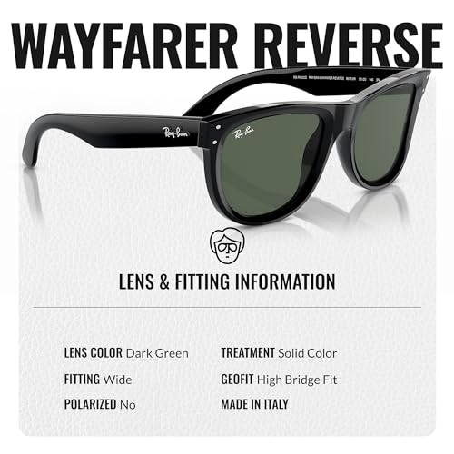 Ray-Ban RBR0502S WAYFARER REVERSE Square Shaped Sunglasses for Men & Women with Official RAYBAN Eyewear Kit4